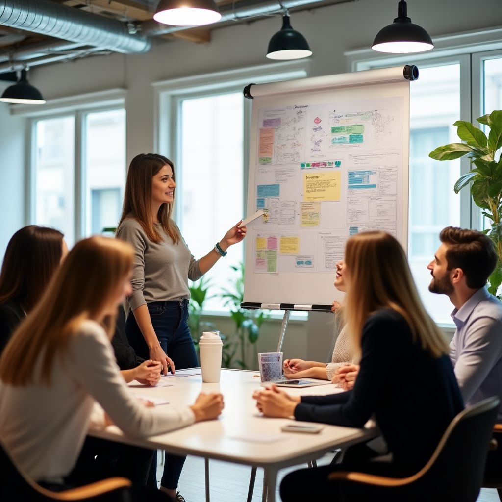 Misyon ve vizyonumuzu yansıtan ekip toplantısı